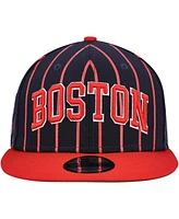 Men's New Era Navy, Red Boston Red Sox City Arch 9Fifty Snapback Hat