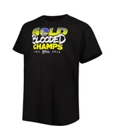 Men's Fanatics Black Golden State Warriors 2022 Nba Finals Champions Gold Blooded Big and Tall T-shirt