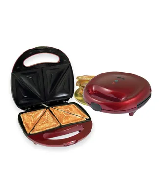 Better Chef 4 Section Non-Stick andwich Grill in Red