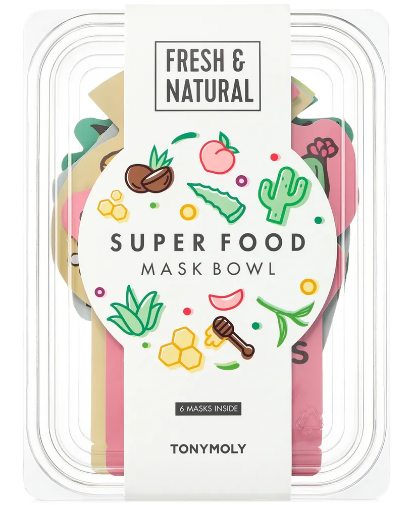 Tonymoly 6-Pc. Super Food Mask Bowl Set