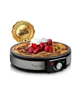 MegaChef Nonstick Crepe and Pancake Maker Breakfast Griddle