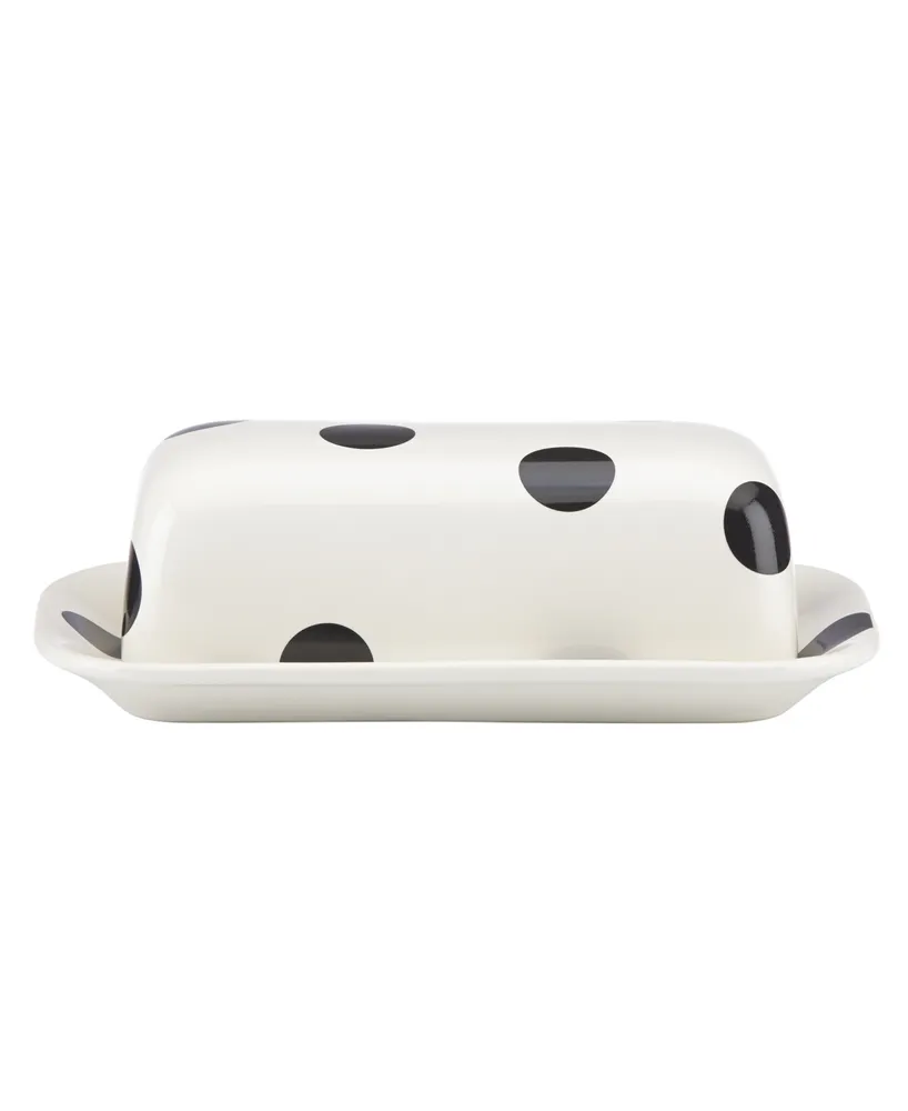 Kate Spade New York Deco Dot Covered Butter Dish