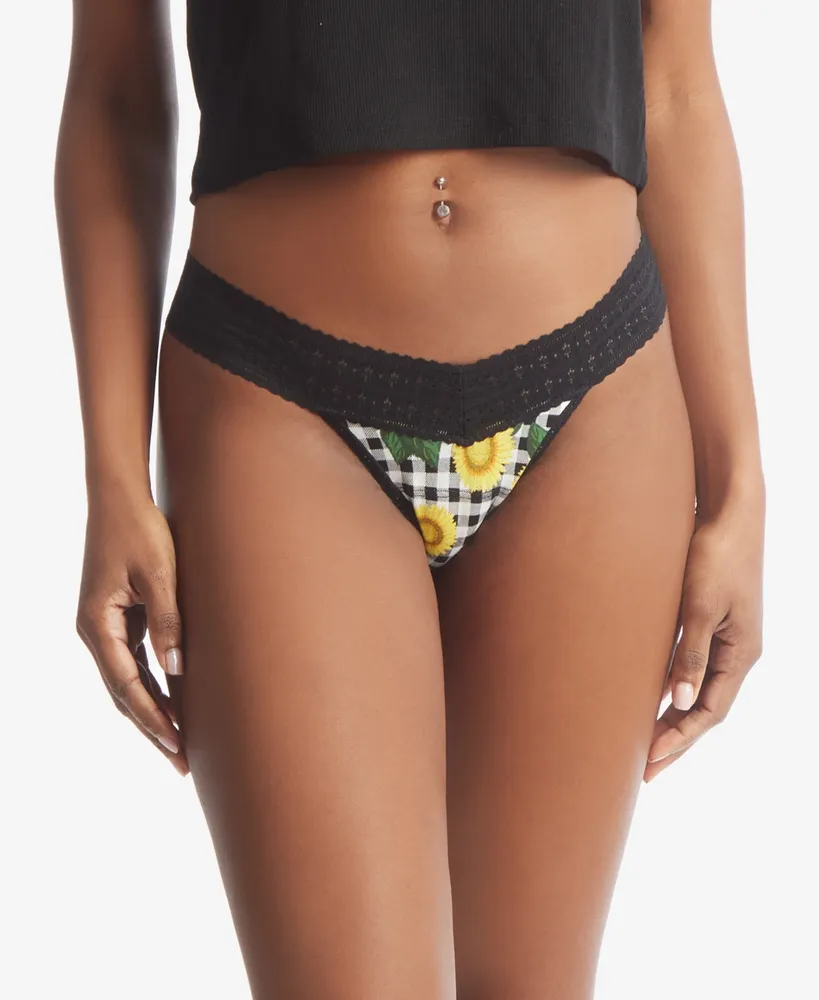 Hanky Panky Printed DreamEase Low Rise Thong Underwear