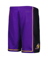 Big Boys Jordan Purple Los Angeles Lakers Statement Edition Swingman Performance Shorts