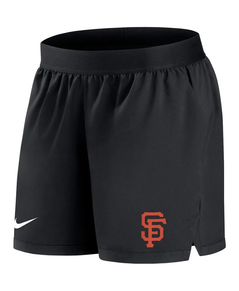 Women's Nike Black San Francisco Giants Authentic Collection Flex Vent Max Performance Shorts