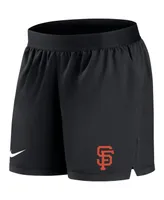 Women's Nike Black San Francisco Giants Authentic Collection Flex Vent Max Performance Shorts