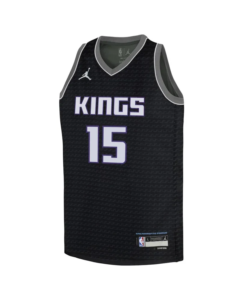 Big Boys Jordan Davion Mitchell Black Sacramento Kings 2022/23 Swingman Jersey - Statement Edition