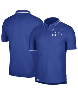 Men's Nike Royal Kentucky Wildcats Wordmark Performance Polo Shirt