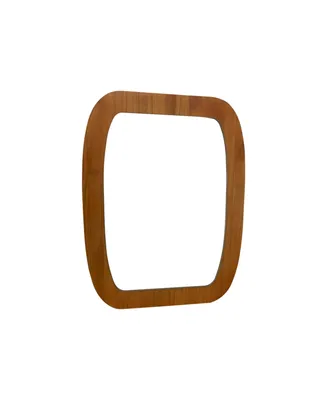 Rectangular Wood Mirror, 25" x 33"