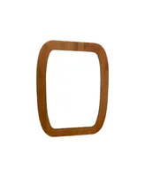 Rectangular Wood Mirror, 25" x 33"