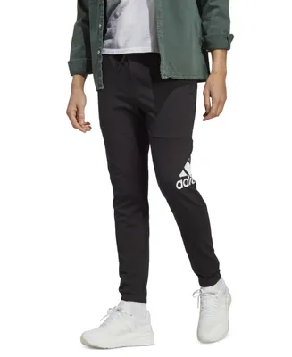 adidas Men's Essentials Single Jersey Tapered Badge of Sport Joggers