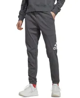 adidas Men's Essentials Single Jersey Tapered Badge of Sport Joggers