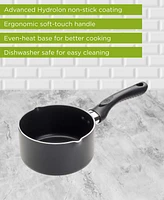 Ecolution Aluminum 1 Quart Evolve Non-Stick Saucepan with Pouring Spouts