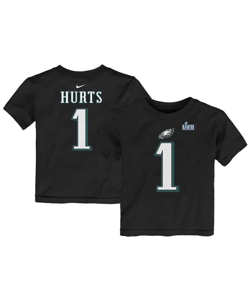 Youth DeVonta Smith Midnight Green Philadelphia Eagles Mainliner Name &  Number T-Shirt