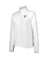 Women's adidas White Wm Phoenix Open Quarter-Snap Raglan Jacket