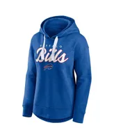 Buffalo Bills Fanatics Branded Women's Set To Fly Pullover Hoodie - Heather  Royal