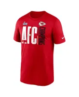 Men's Nike Red Kansas City Chiefs 2022 Afc Champions Iconic T-shirt