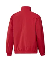 Men's adidas Red and Gray New York Bulls 2023 On-Field Anthem Full-Zip Reversible Team Jacket