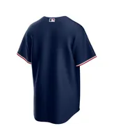 Men's Nike Navy Minnesota Twins Alternate Replica Team Logo Jersey