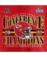 Men's Fanatics Red Kansas City Chiefs 2022 Afc Champions Banner Worthy Long Sleeve T-shirt