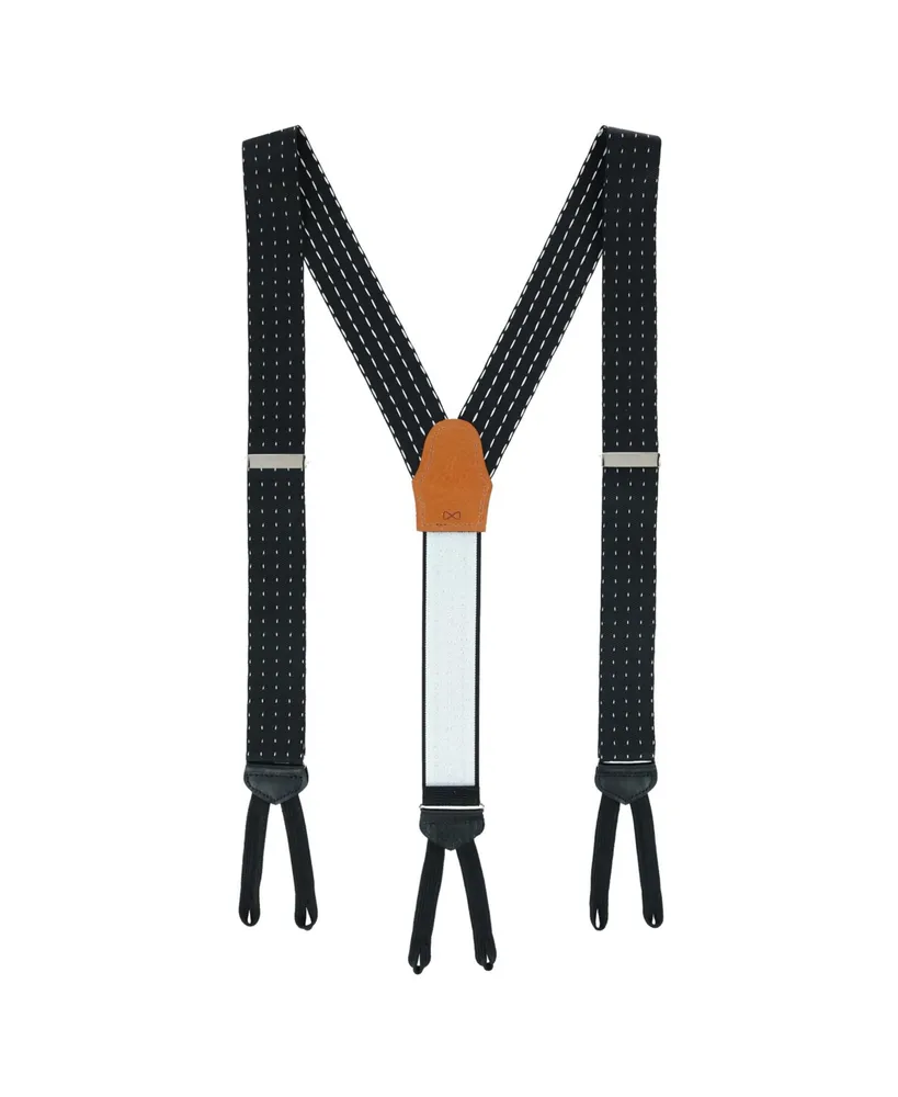 Trafalgar Men's Pin Dot Formal End Suspenders