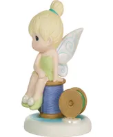 Precious Moments 222029 Wishing You A Pixie Perfect Day Bisque Porcelain Figurine