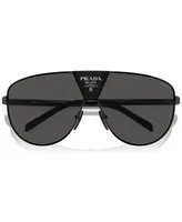 Prada Rectangular Men's Sunglasses, Pr 69ZS