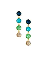 Ettika Four the Money Glass Earrings