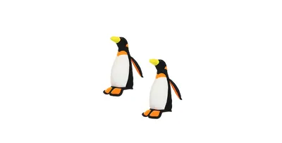 Tuffy Zoo Penguin, 2-Pack Dog Toys