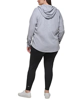 Calvin Klein Performance Ruched-Sleeve Zip Hoodie
