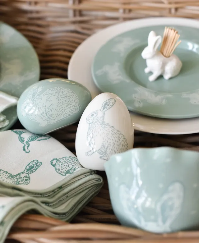 Coton Colors by Laura Johnson Speckled Eggs Sage Set/ 2