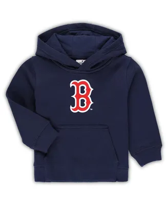 Toddler Boys and Girls Navy Boston Red Sox Team Primary Logo Fleece Pullover Hoodie