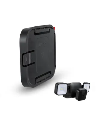 Wasserstein No-Drill Floodlight Mount - Compatible with Blink Floodlight - for Easy Blink Floodlight Mounting (1 Pack, Black)