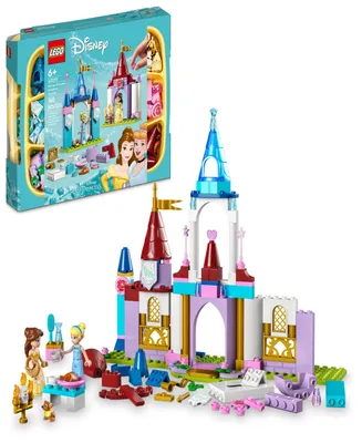 Lego Disney 43219 Princess Creative Castles Toy Building Set with Princess Belle, Cinderella, Gus & Lumiere Microfigures