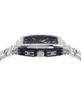 Salvatore Ferragamo Men's Swiss Chronograph F-80 Tonneau Stainless Steel Bracelet Watch 42mm