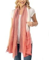 Vince Camuto Dip Dye Border Wrap Scarf