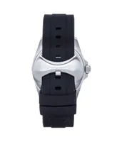 Nautis Men Interceptor Rubber Watch - Black, 43mm