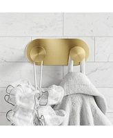 Kraus Elie Bathroom Robe and Towel Rack with 2 Hooks