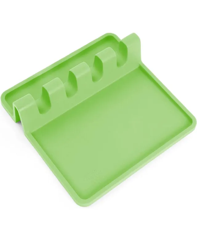 Zulay Kitchen Silicone Utensil Rest with Drip Pad - Honeysuckle, 1