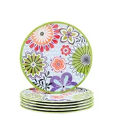 Certified International Carnaby Melamine Salad Plate, Set of 6