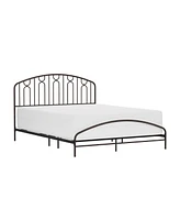 Hillsdale 44" Metal Riverbrooke Furniture Arch Scallop Queen Bed