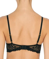 Women's Feathers Lace Contour Underwire Plunge Bra 730023