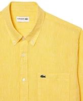Lacoste Men's Regular-Fit Linen Shirt