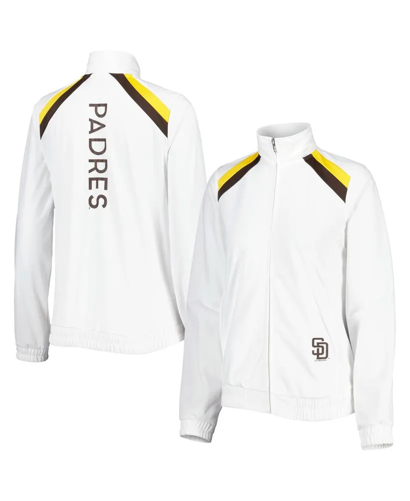 Los Angeles Dodgers G-III 4Her by Carl Banks Women's Pre-Game Full-Zip  Track Jacket - White