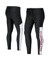 Women's Wear by Erin Andrews Black Alabama Crimson Tide Rib Knit Leggings