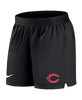 Women's Nike Black Cincinnati Reds Authentic Collection Flex Vent Max Performance Shorts