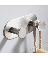 Kraus Elie Bathroom Robe and Towel Rack with 2 Hooks