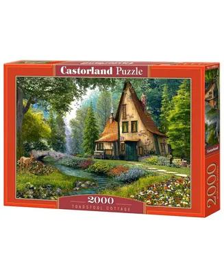 Castorland Toadstool Cottage Jigsaw Puzzle Set, 2000 Piece