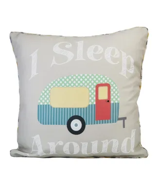 Donna Sharp Lake Retreat Camper Decorative Pillow, 18" x 18"