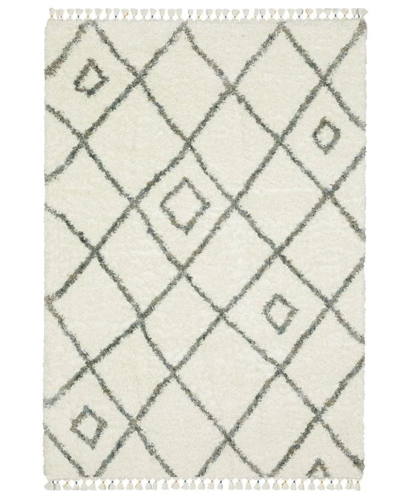 Jhb Design Vertical Shag VLS03A 3'10" x 5'5" Area Rug